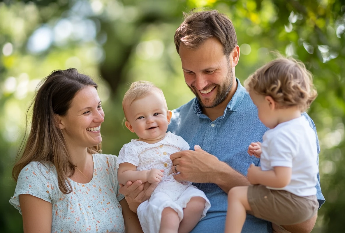 Famille heureuse